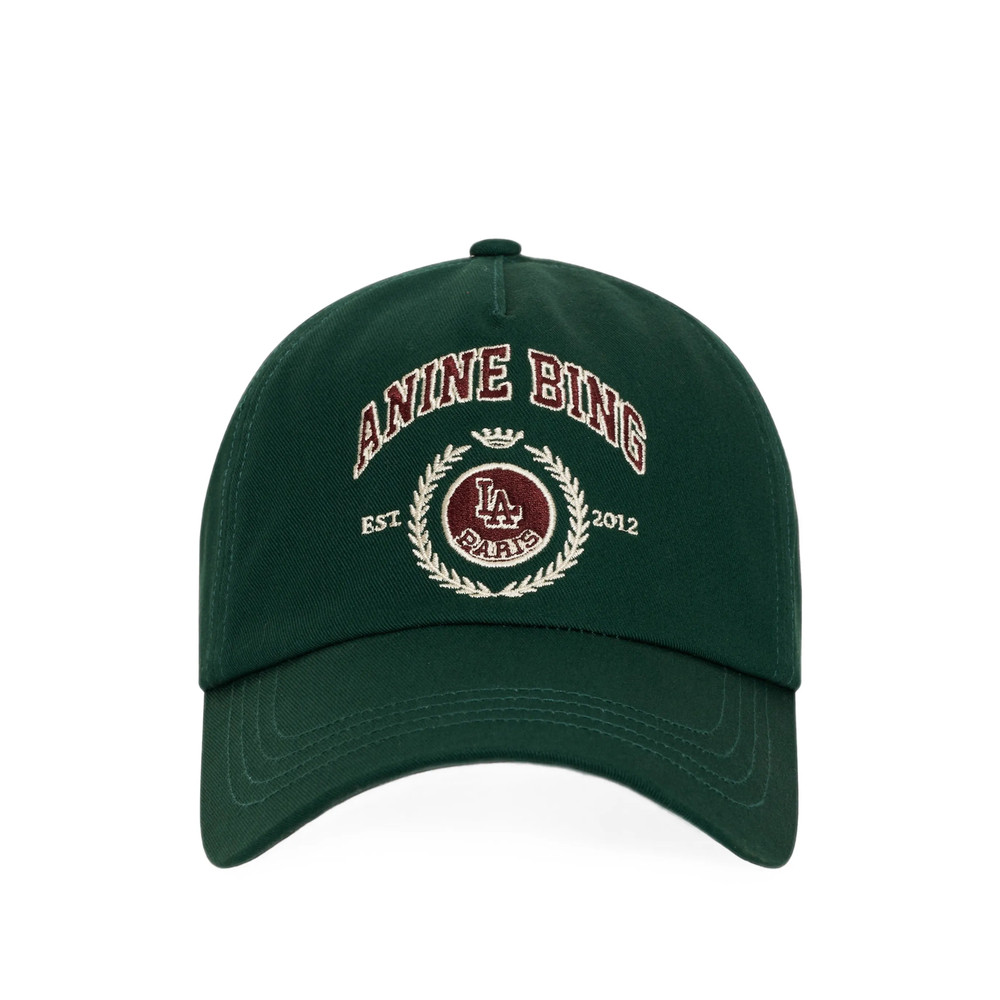 Anine Bing Jeremy Baseball Cap Collegiate - Deep Emerald