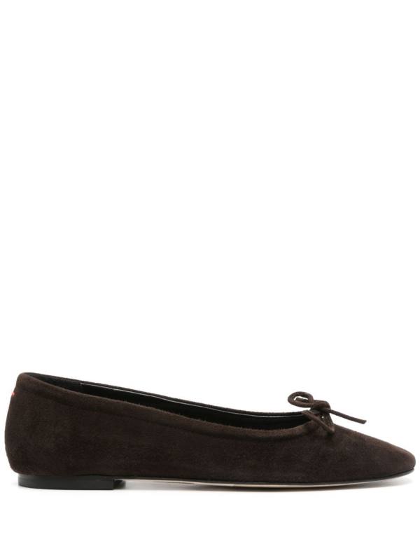 suede ballerina shoes
