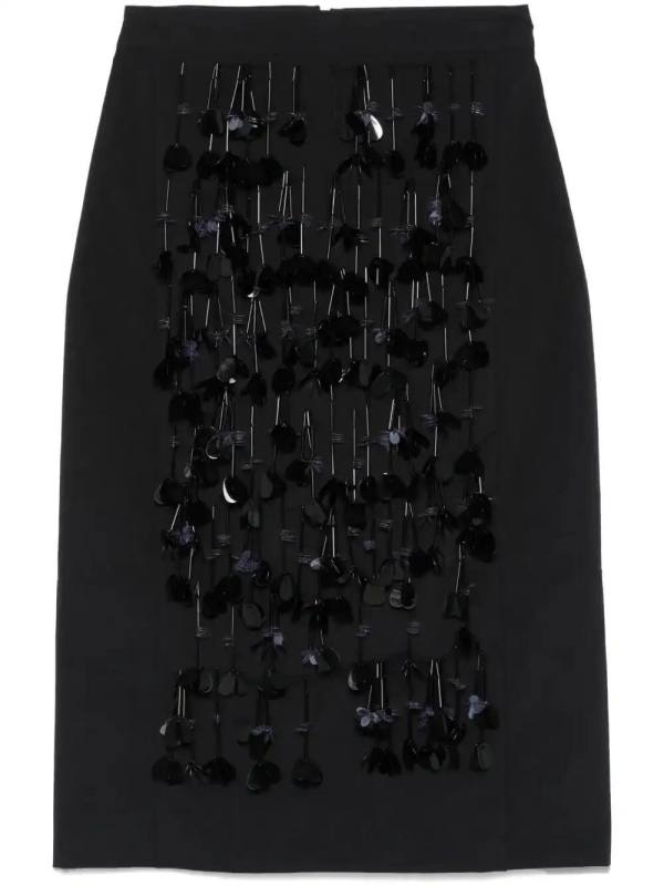 tapered high-waisted trousers
