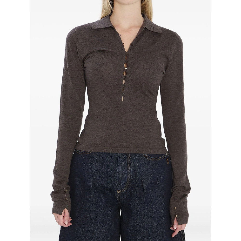 Jacquemus Polo-collar Buttoned Top