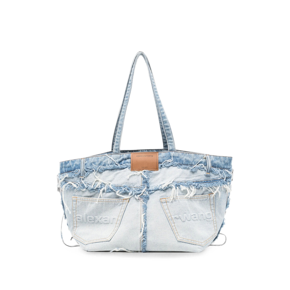 Alexander Wang Deconstructed Denim Tote Bag