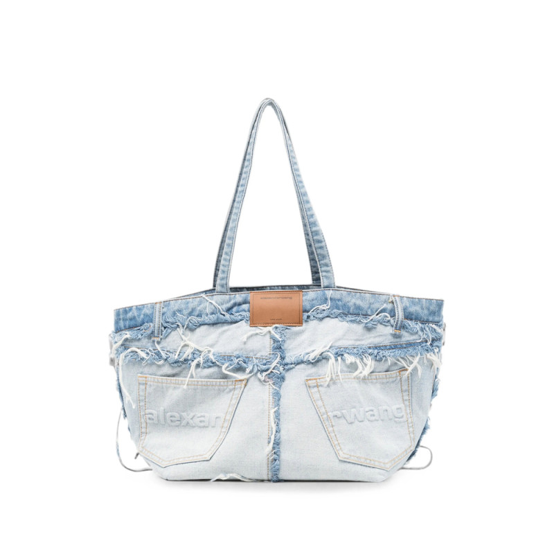 Alexander Wang Deconstructed Denim Tote Bag