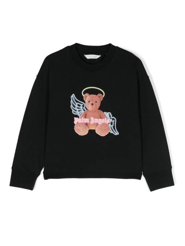 Bear Angel open-back sweatshirt