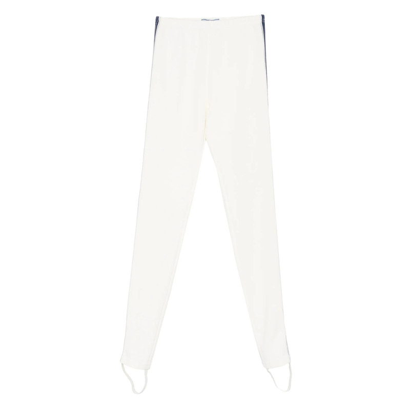 Prada Stirrup-detail Stripe Leggings