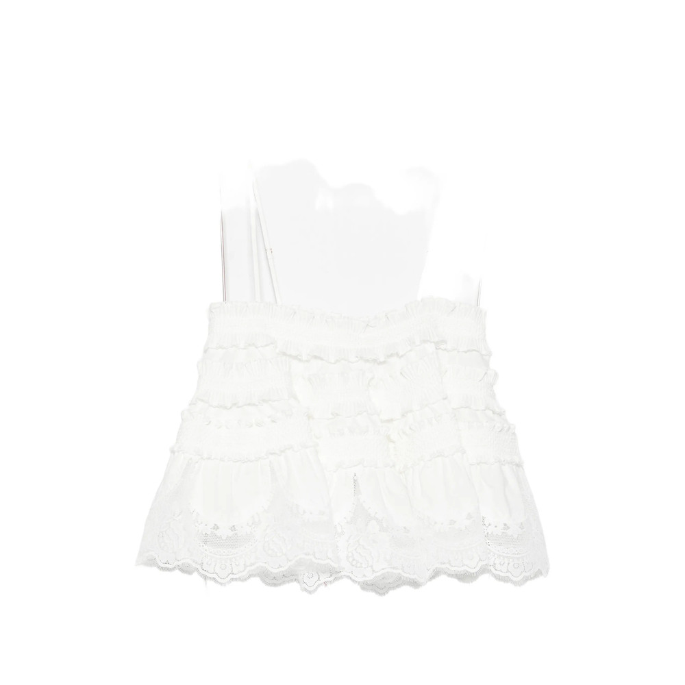 Zimmermann Alchemy Ruffled-lace Top
