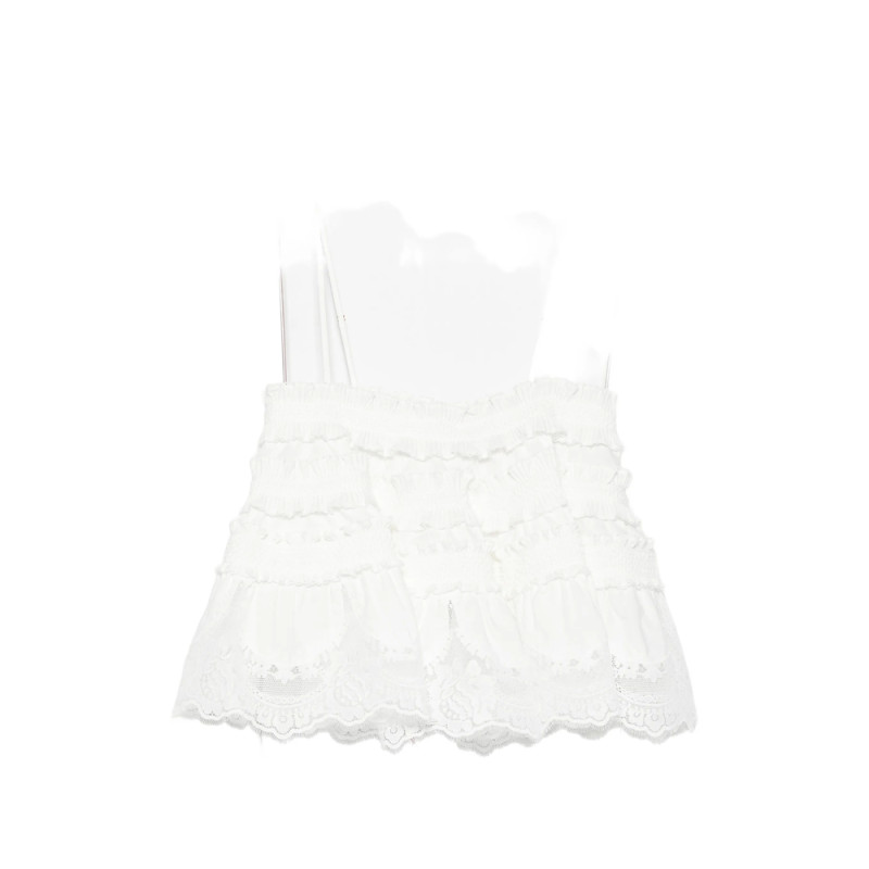 Zimmermann Alchemy Ruffled-lace Top