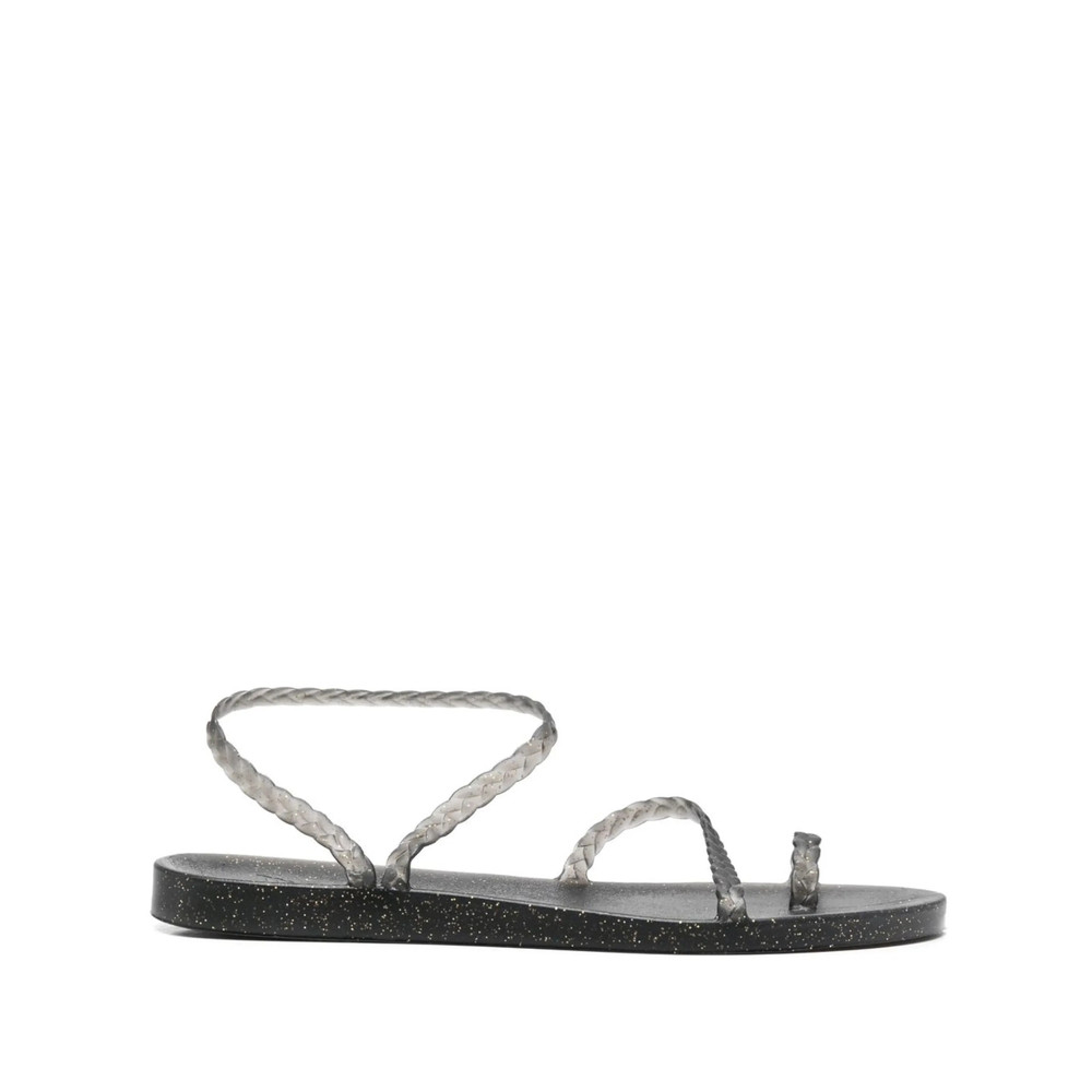 Ancient Greek Sandals Glitter-detailed Single-toe Flip Flops