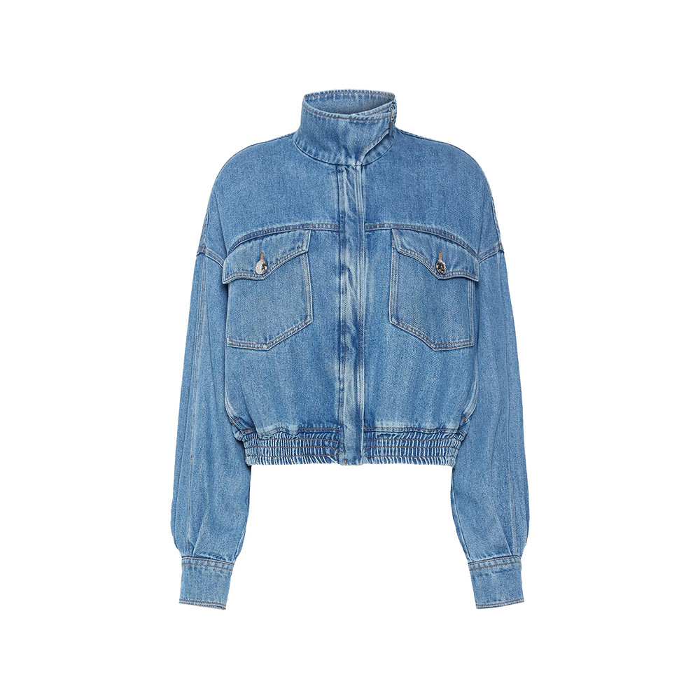 Sportmax Elasticated-waist Denim Jacket