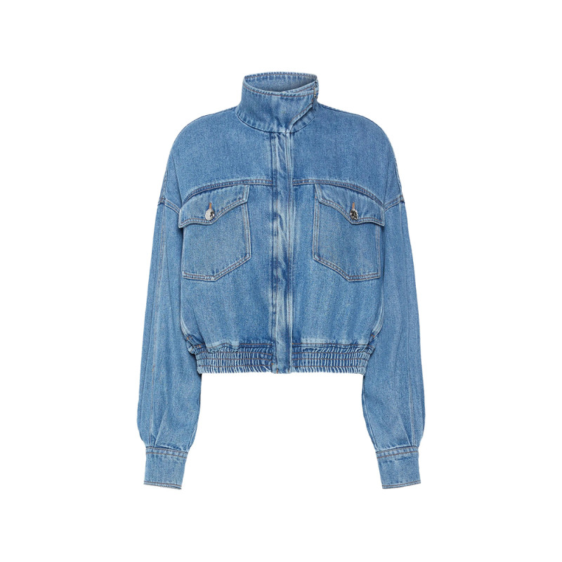Sportmax Elasticated-waist Denim Jacket