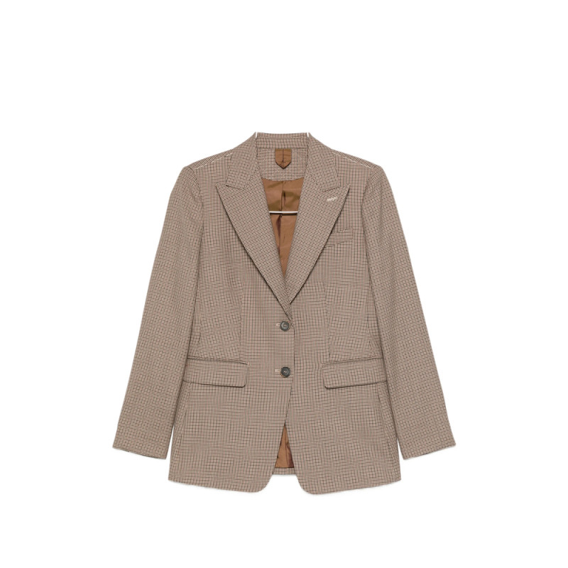 Max Mara Caro Houndstooth-pattern Tailored Jacket