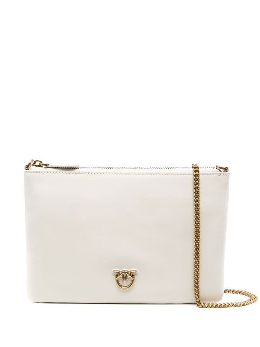 logo-plaque satchel bag