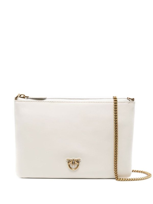 logo-plaque satchel bag