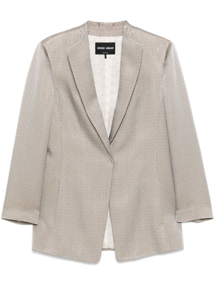 jacquard blazer