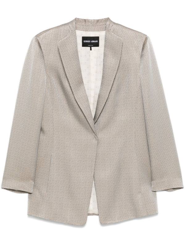 jacquard blazer