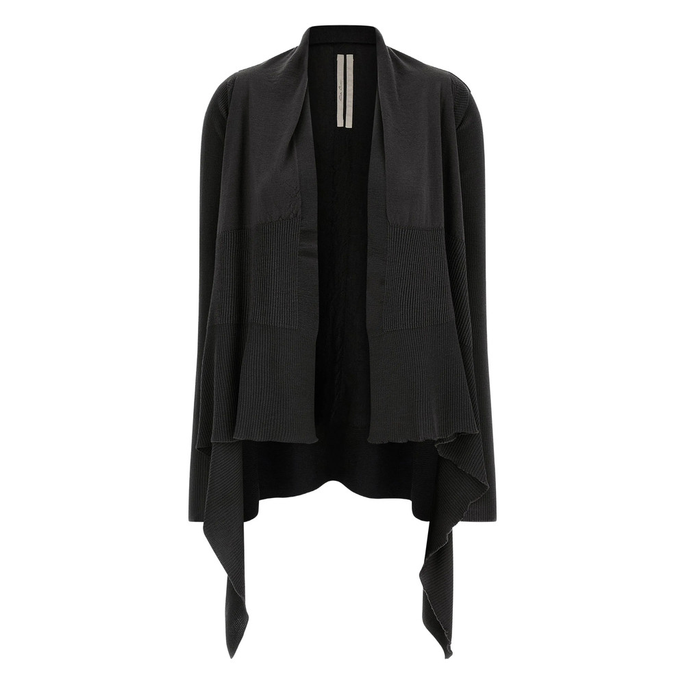 Rick Owens Ribbed Wool Cardigan