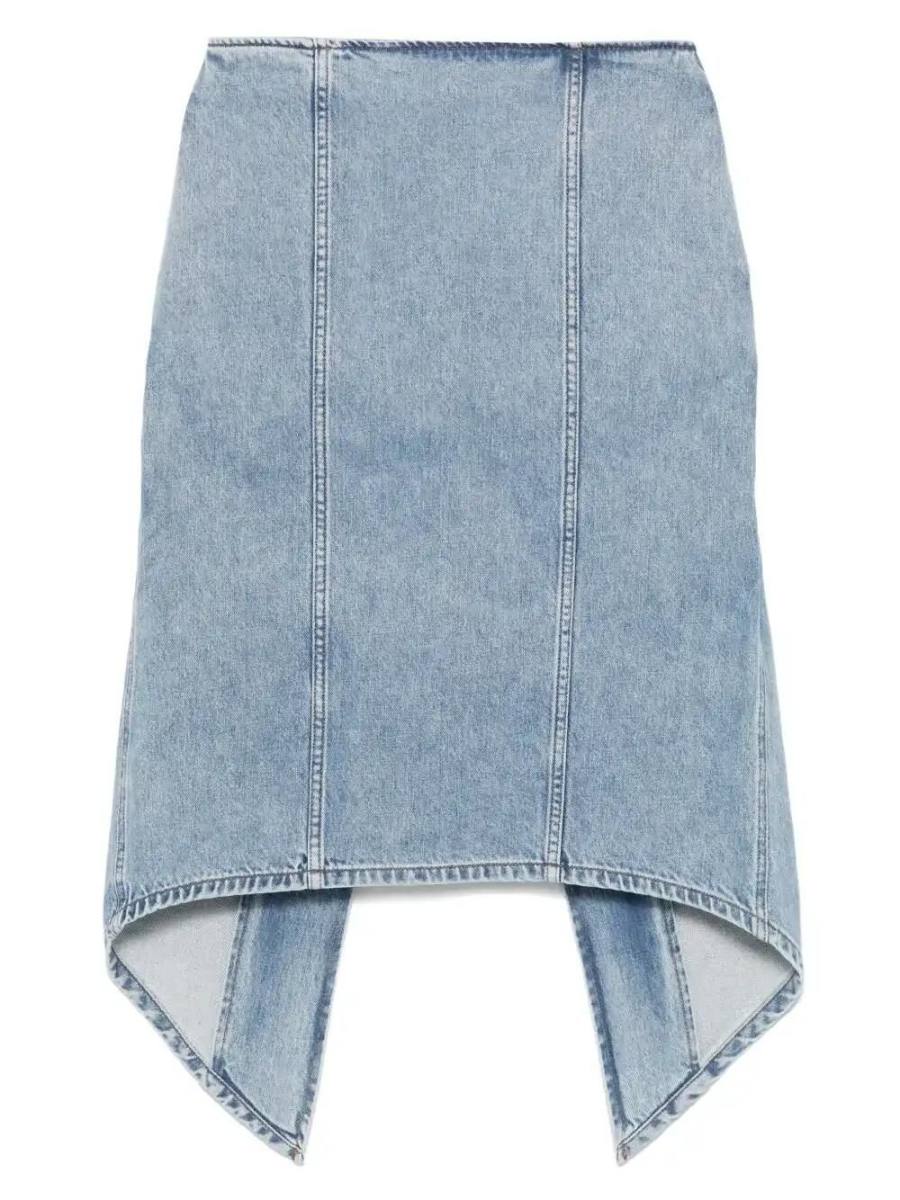 layered midi skirt