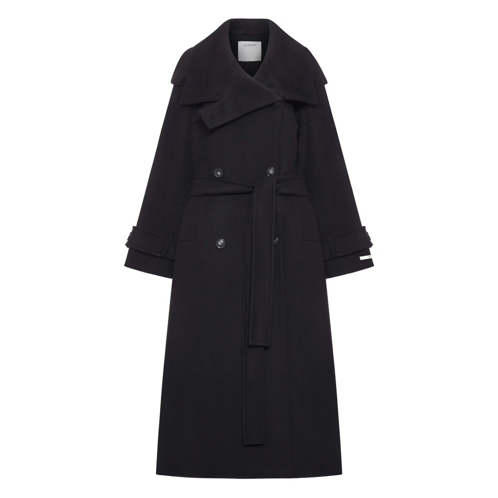 Sportmax Double-breasted Belted Coat