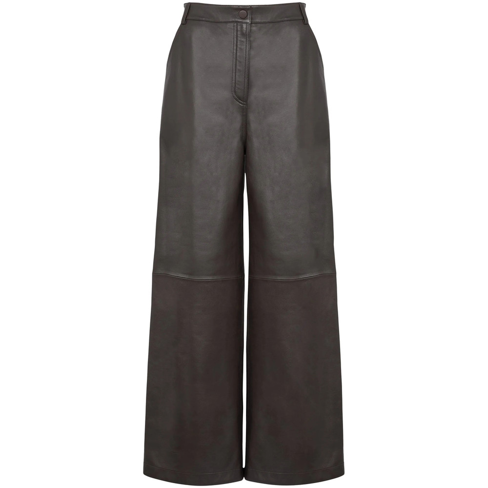 Yves Salomon Leather Trousers