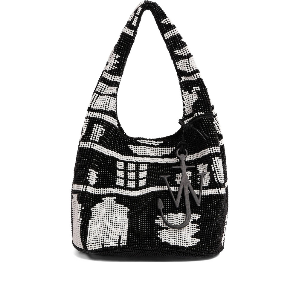 Jw Anderson Beaded-pattern Shoulder Bag