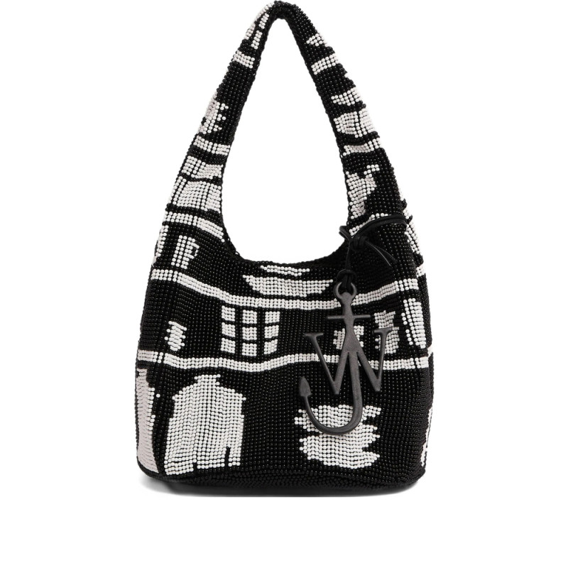 Jw Anderson Beaded-pattern Shoulder Bag