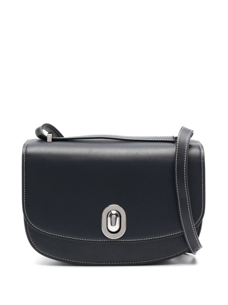 Tondo 22 leather crossbody bag