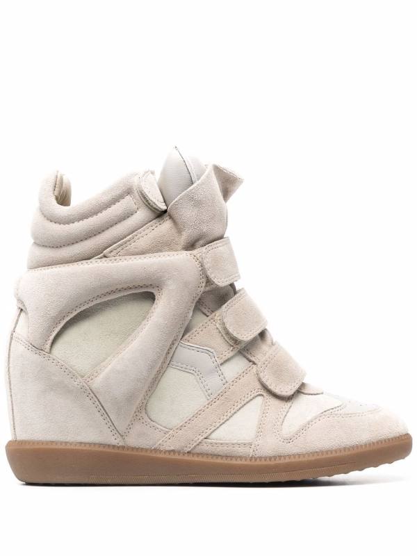 Bekett high-top wedge sneakers