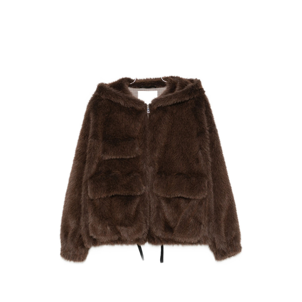 Tela Hooded Faux-fur Jacket