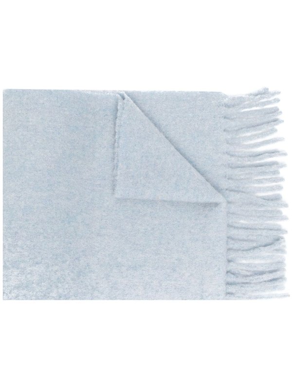 logo-appliqué alpaca scarf