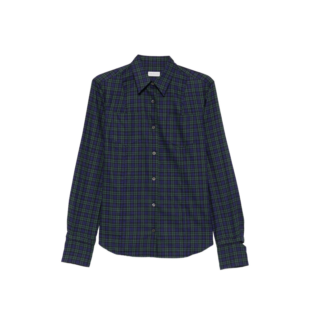 Dries Van Noten Tartan-check Button-up Shirt
