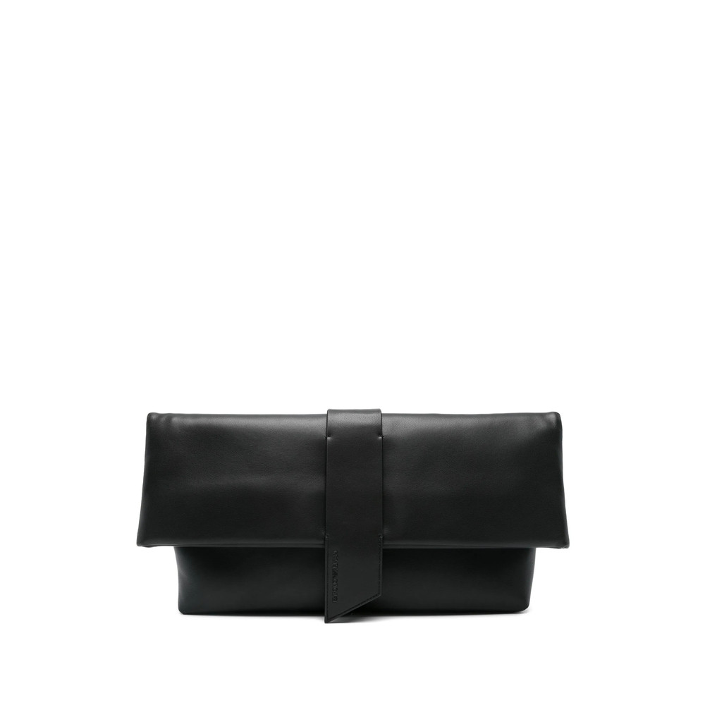 Emporio Armani Folded Leather Clutch Bag