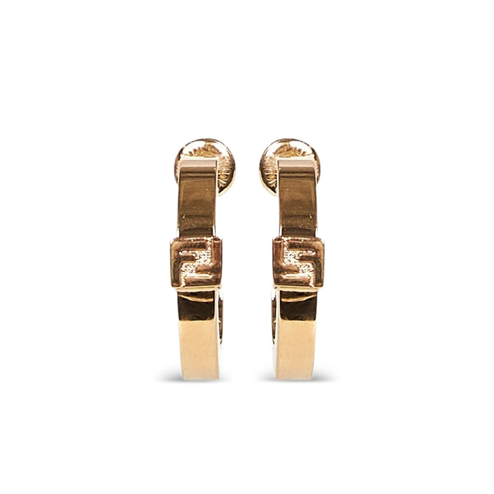 Fendi FF-logo Hoop Earrings