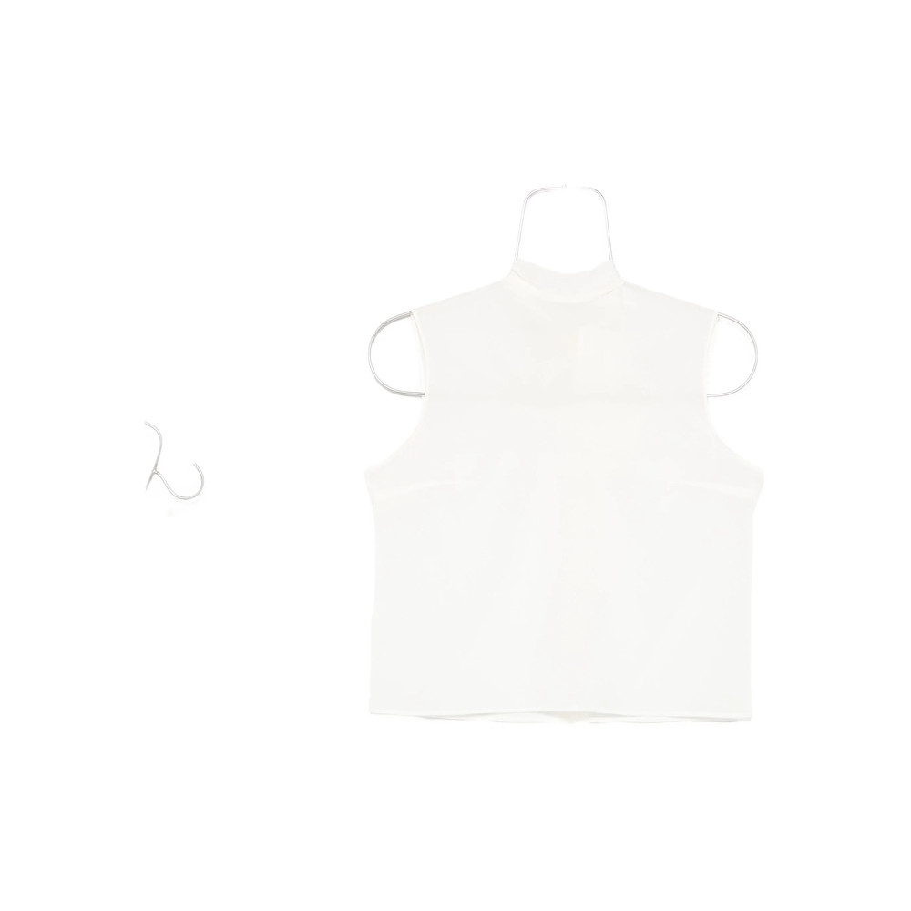 Mazzarelli Sleeveless Mock-neck Top