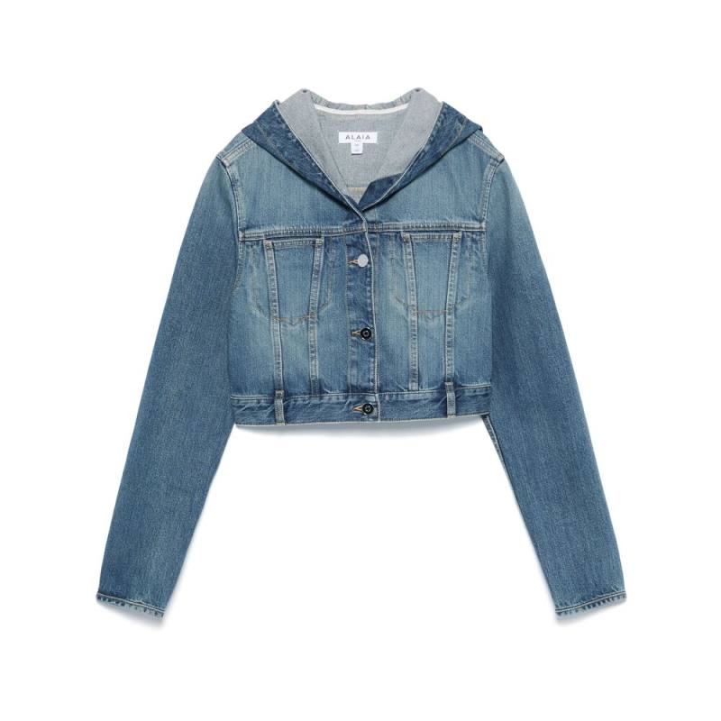 Alaïa Hooded Denim Jacket