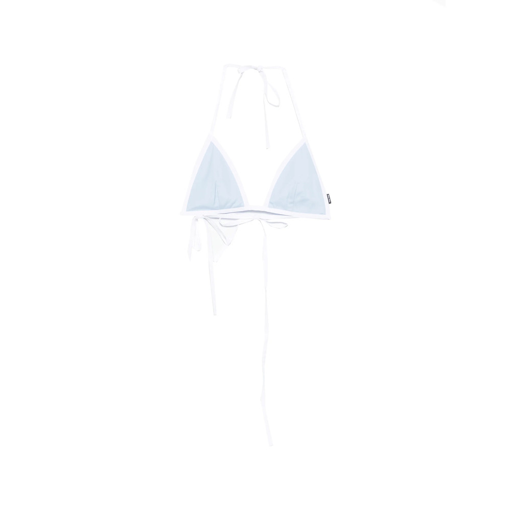 Miu Miu Logo-patch Bikini Top