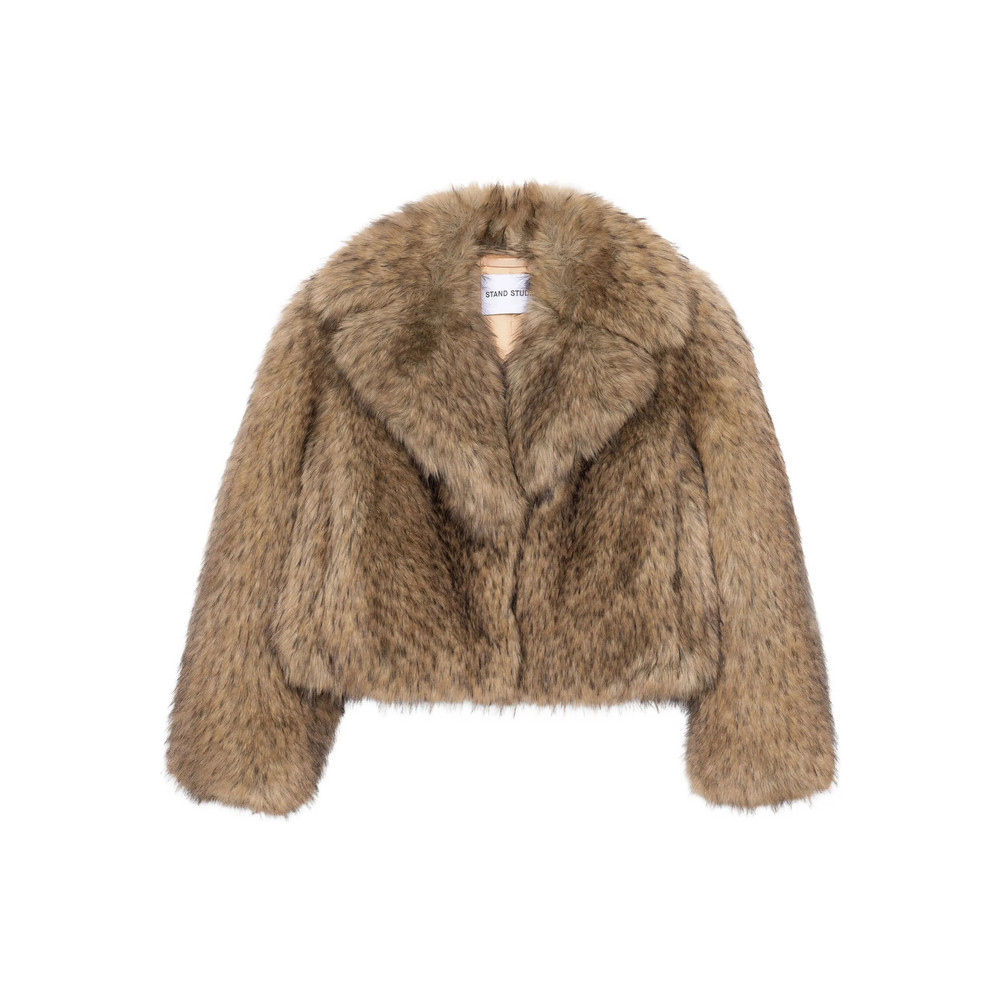 Stand Faux-fur Jacket