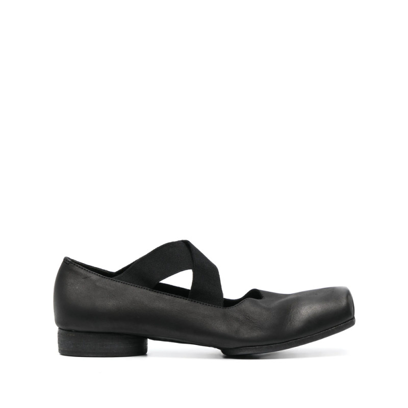 Uma Wang 23mm Square-toe Leather Ballerina Shoes