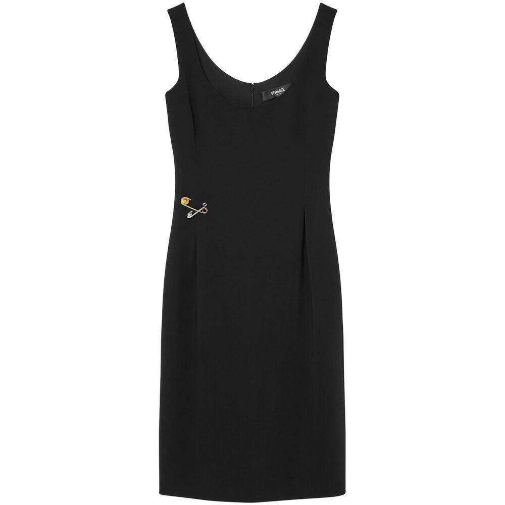 Versace Safety Pin Midi Dress
