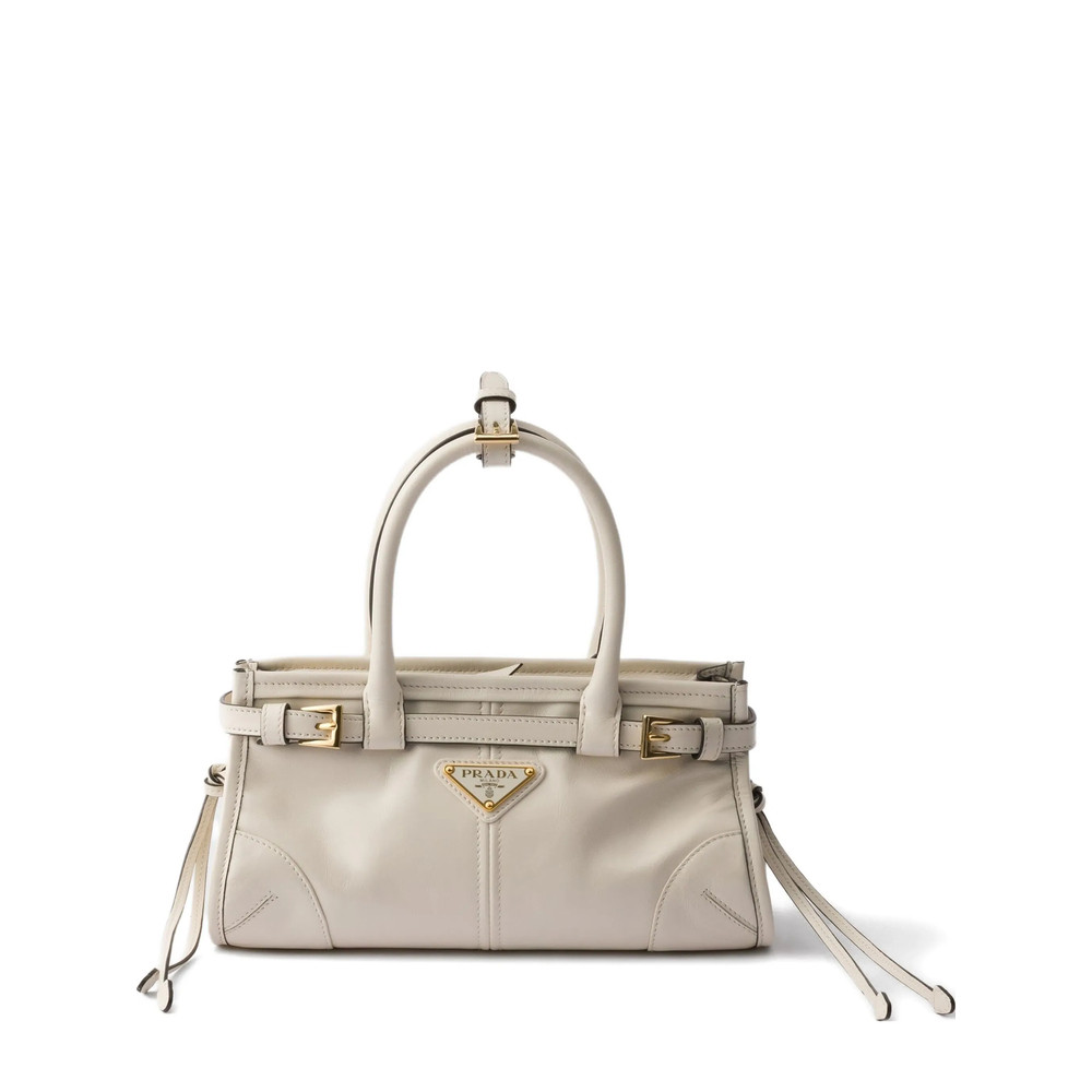 Prada Mini Bonnie Leather Tote Bag