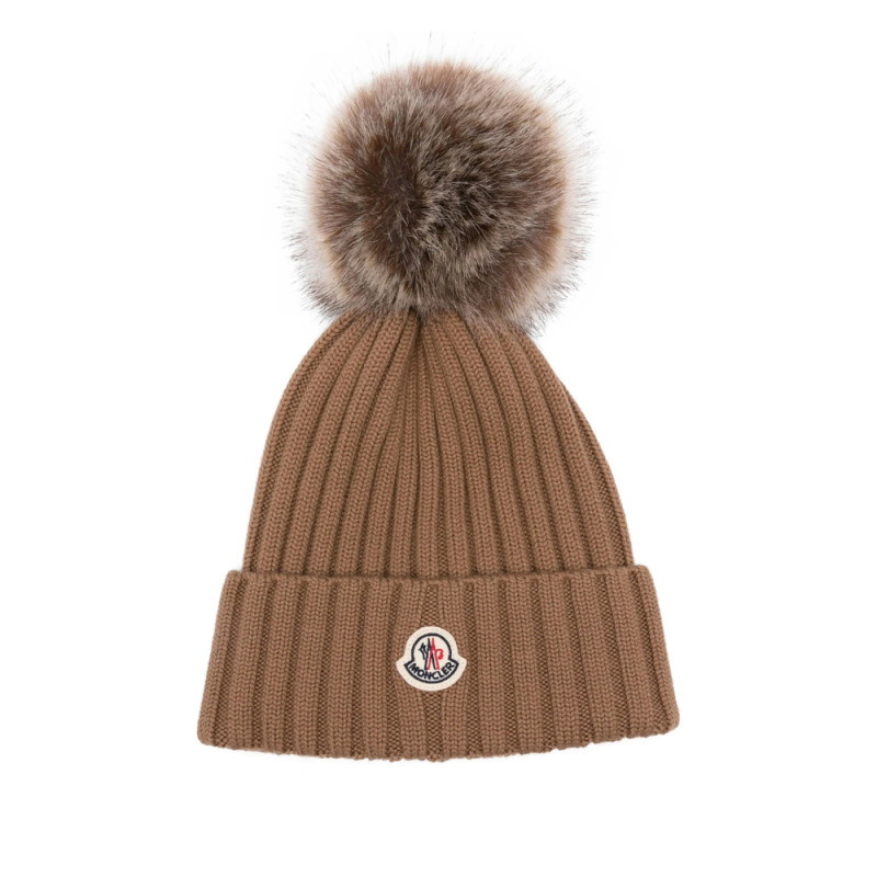 Moncler Wool Beanie Hat