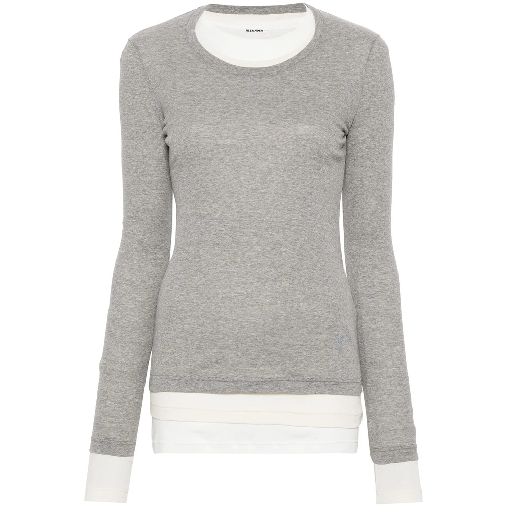 Jil Sander Cotton Ribbed T-shirt (set Of Three)