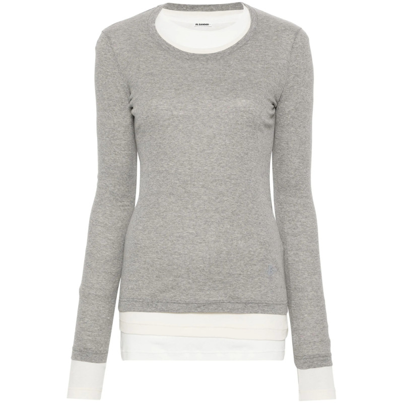 Jil Sander Cotton Ribbed T-shirt (set Of Three)