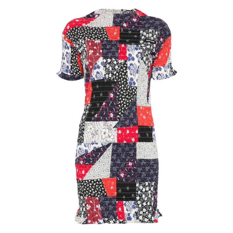Miu Miu Patchwork Mini Dress