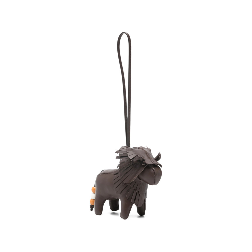 Tod's Fringed Lion-motif Keyring