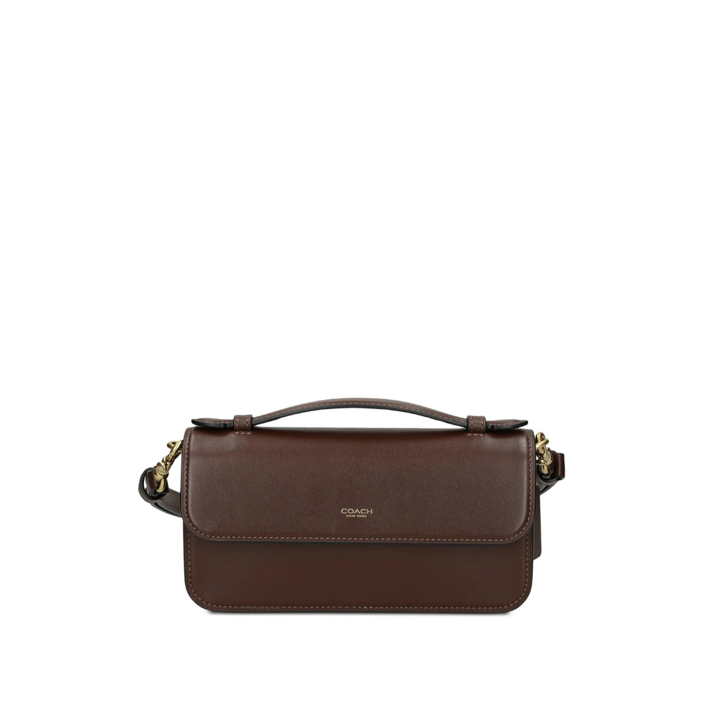 Coach Elora Top Handle Leather Satchel Bag
