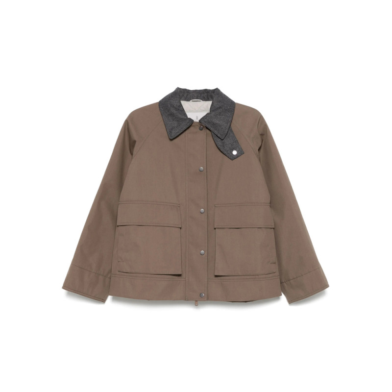 Brunello Cucinelli Contrasting-collar Jacket