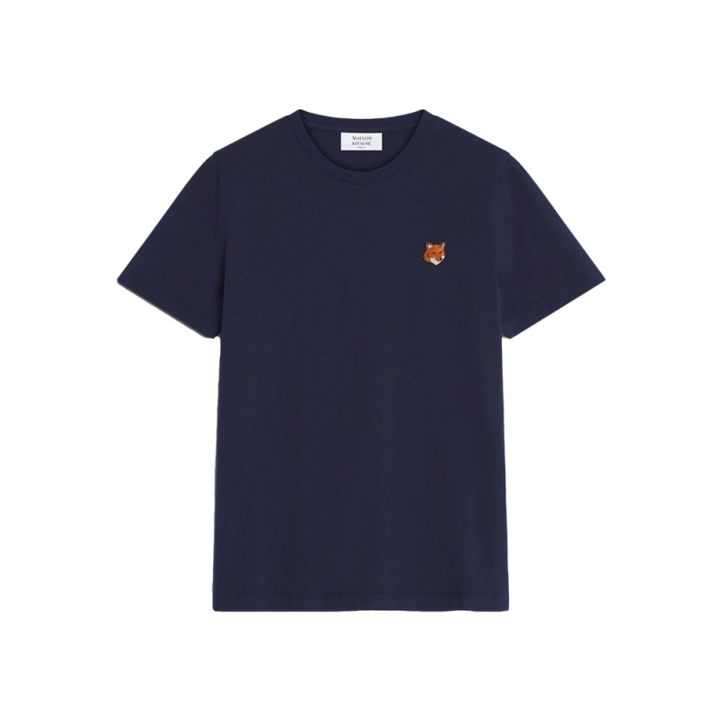 Maison Kitsuné Fox-head Embroidered T-shirt