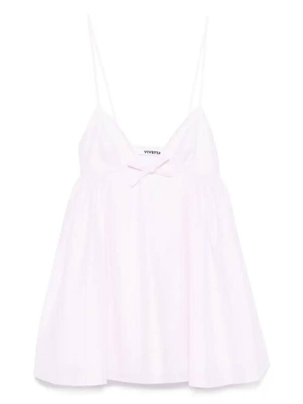bow-detailed mini dress