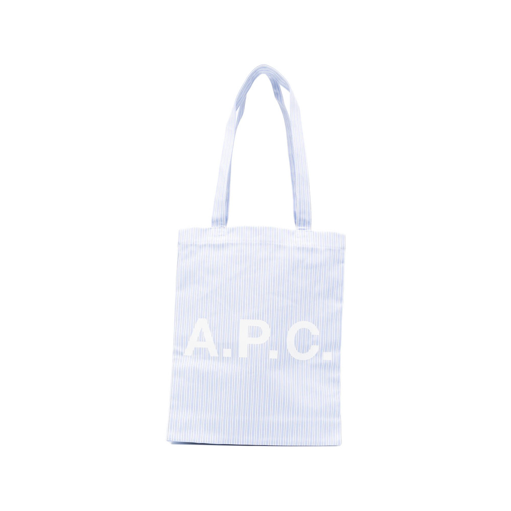 A. p.c. Lou Striped Tote Bag