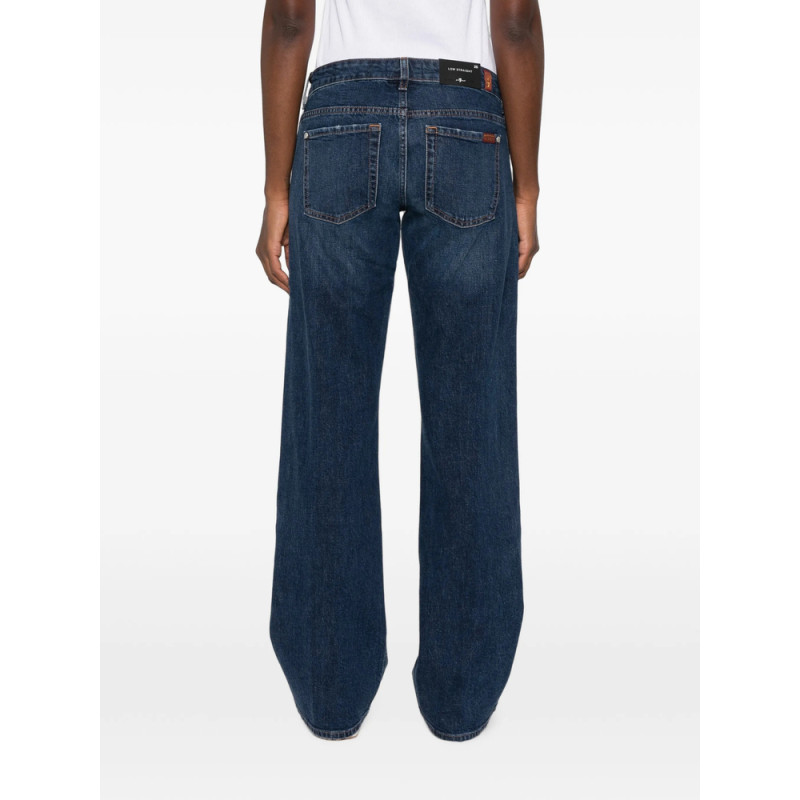 7 For All Mankind Low Straight Jeans