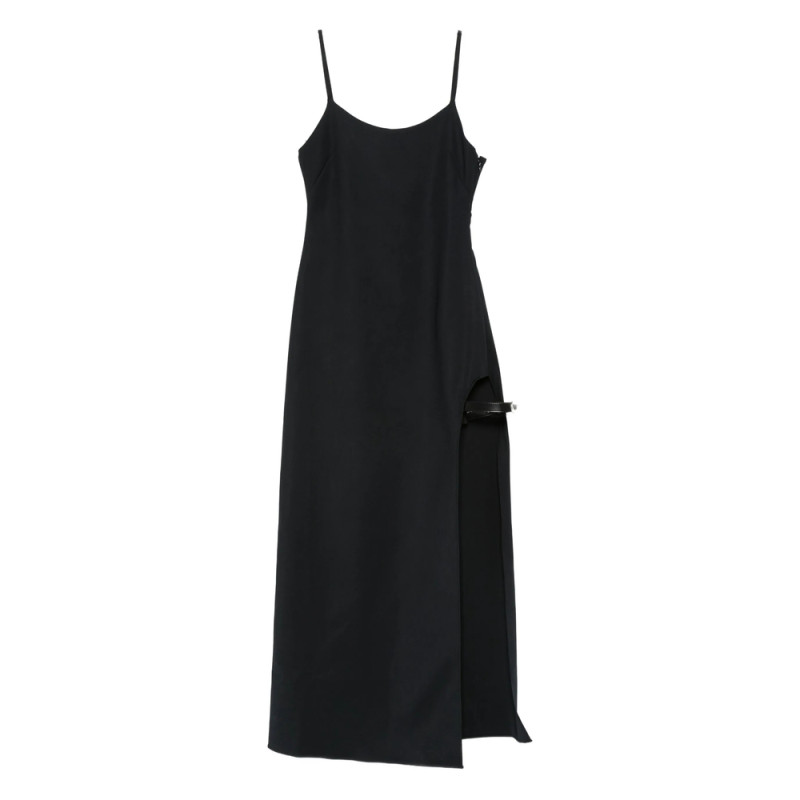 Coperni Side-split Strap Midi Dress